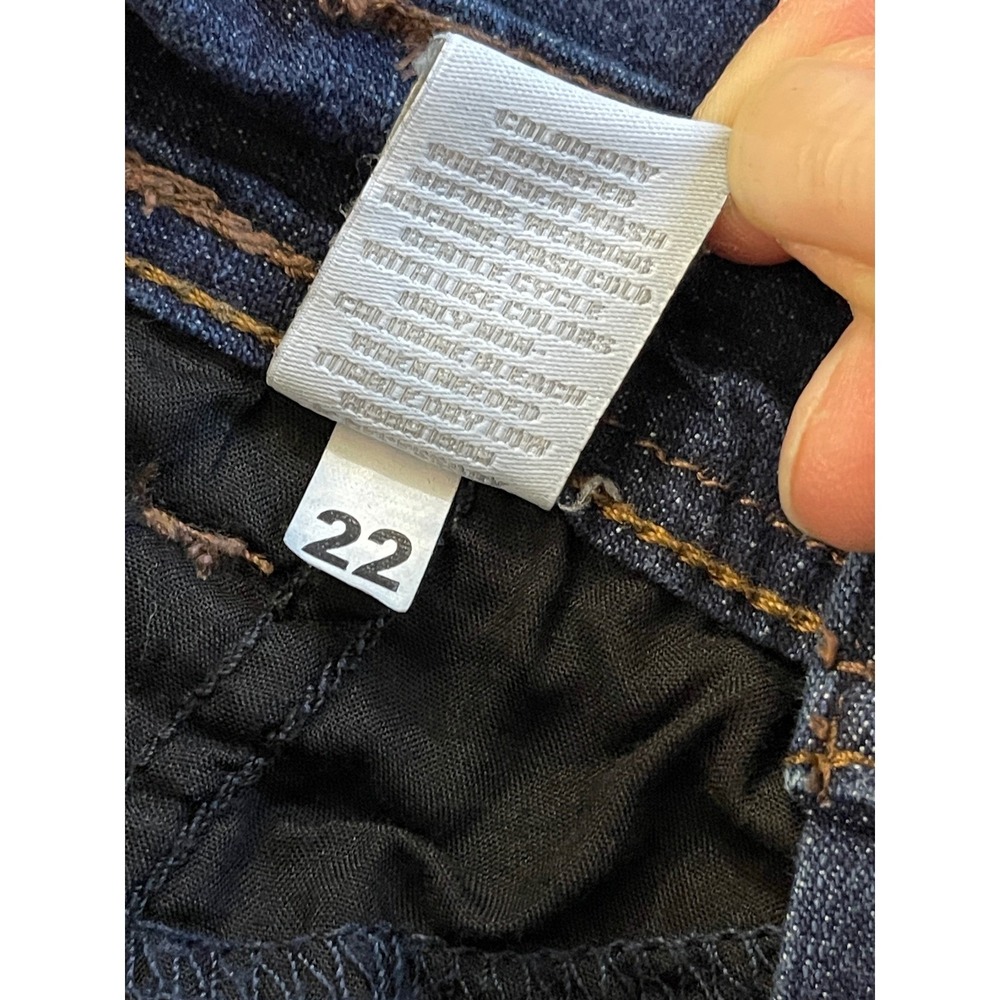 Charter Club Jeans Women 34 Blue Straight Leg Mid Rise Classic Denim Stretch - Picture 12 of 13